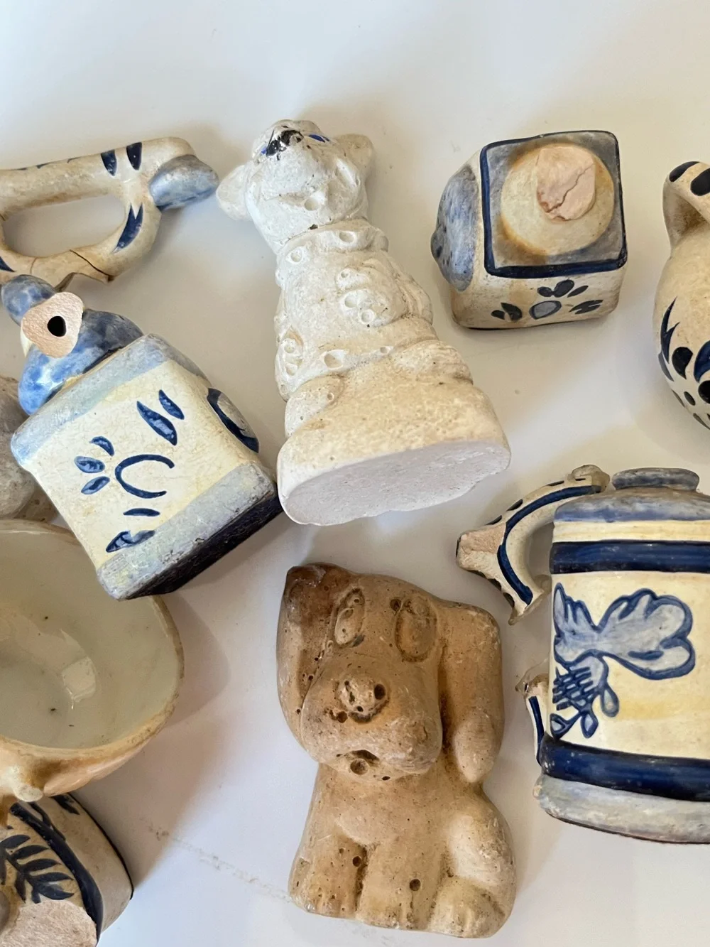 Broken Delft Pottery for Crafts